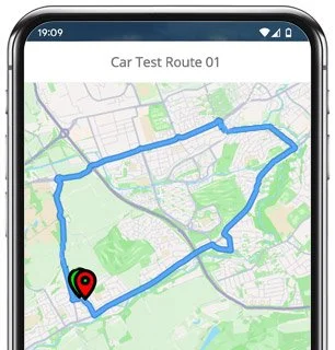 wallasey test route map