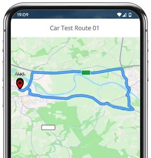 letchworth test route map