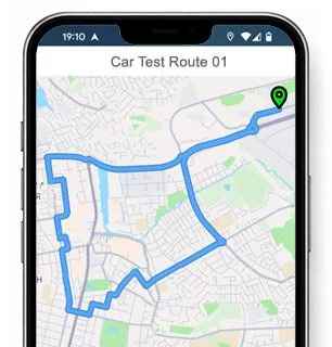 preston test route map