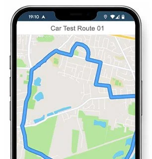 stevenage test route map