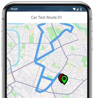 skipton test route map