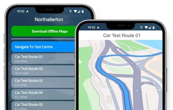 all northallerton driving test routes