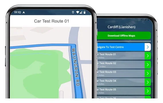 cardiff lanishen driving test routes