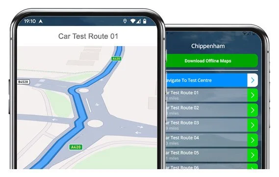 chippenham driving test routes