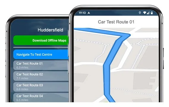 huddersfield driving test routes