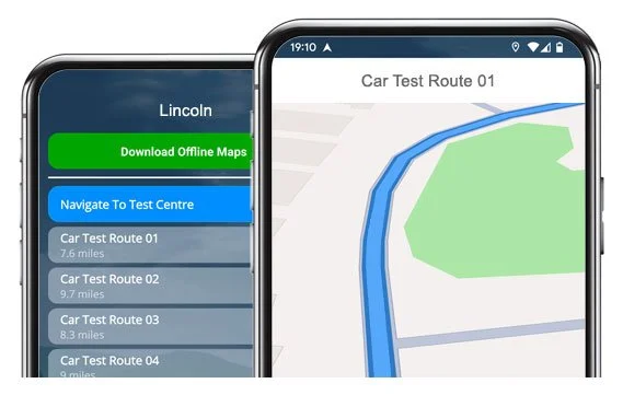 lincoln driving test routes