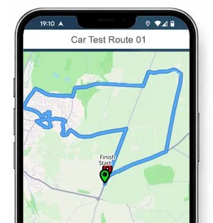 northampton test route map