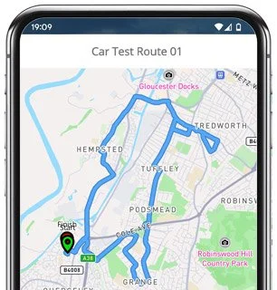 gloucester test route map