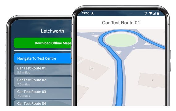 letchworth driving test routes