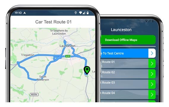 launceston driving test routes