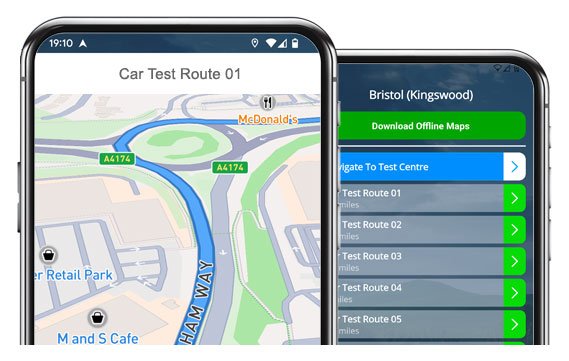bristol kingswood driving test routes