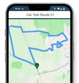nelson test route map
