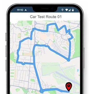 thurso test route map