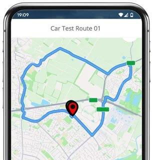 horsforth test route map