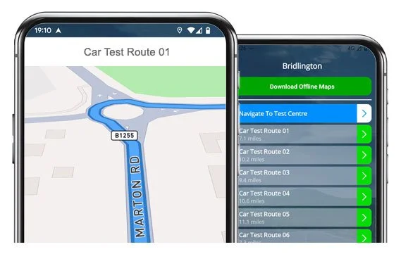 bridlington driving test routes
