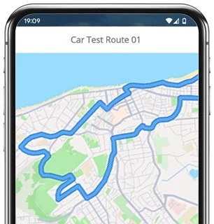 pembroke dock test route map