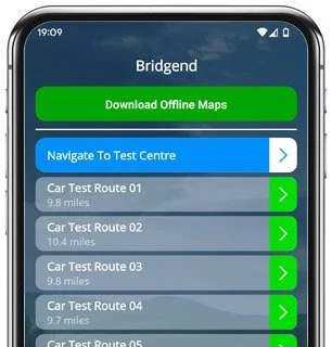 bridgend test routes map