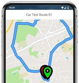 kettering test route map