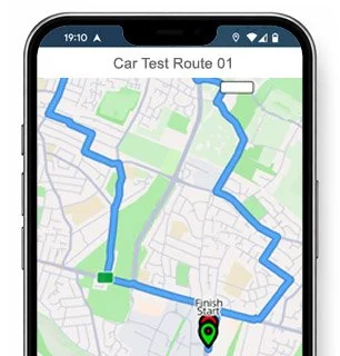 peterborough test route map