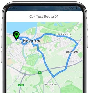 musselburgh test route map