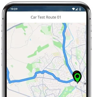 ipswich test route map