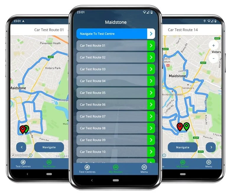 download the maidstone driving test routes app