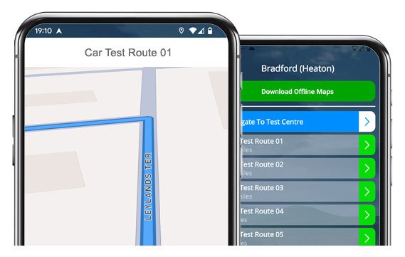bradford heaton driving test routes