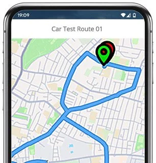 loughborough test route map