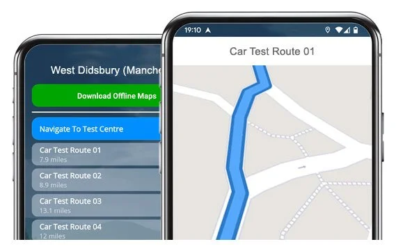 west didsbury driving test routes