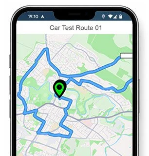 taunton test route map