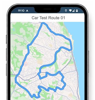 orkney kirkwall test route map