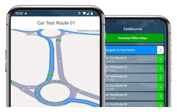 eastbourne driving test routes