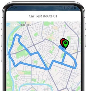 cheetham hill test route map