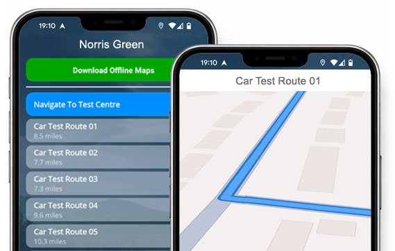 norris green liverpool driving test routes