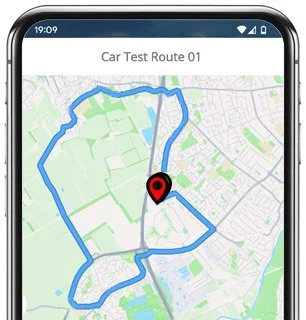melton mowbray test route map