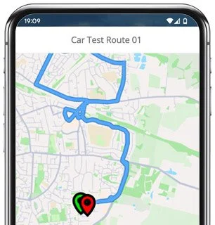 ludlow test route map