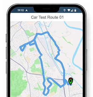 shrewsbury test route map