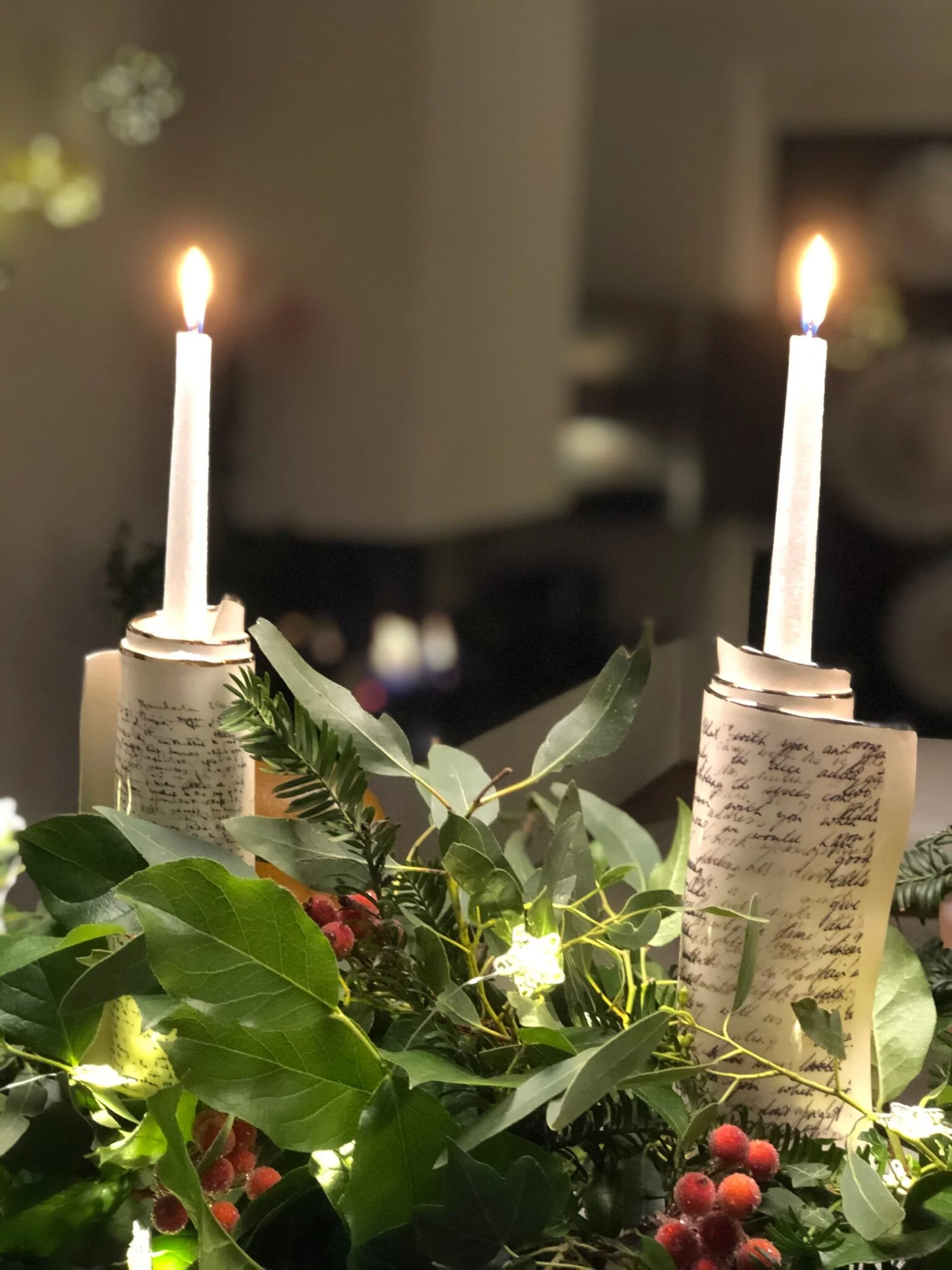 Vases as Candle Holders