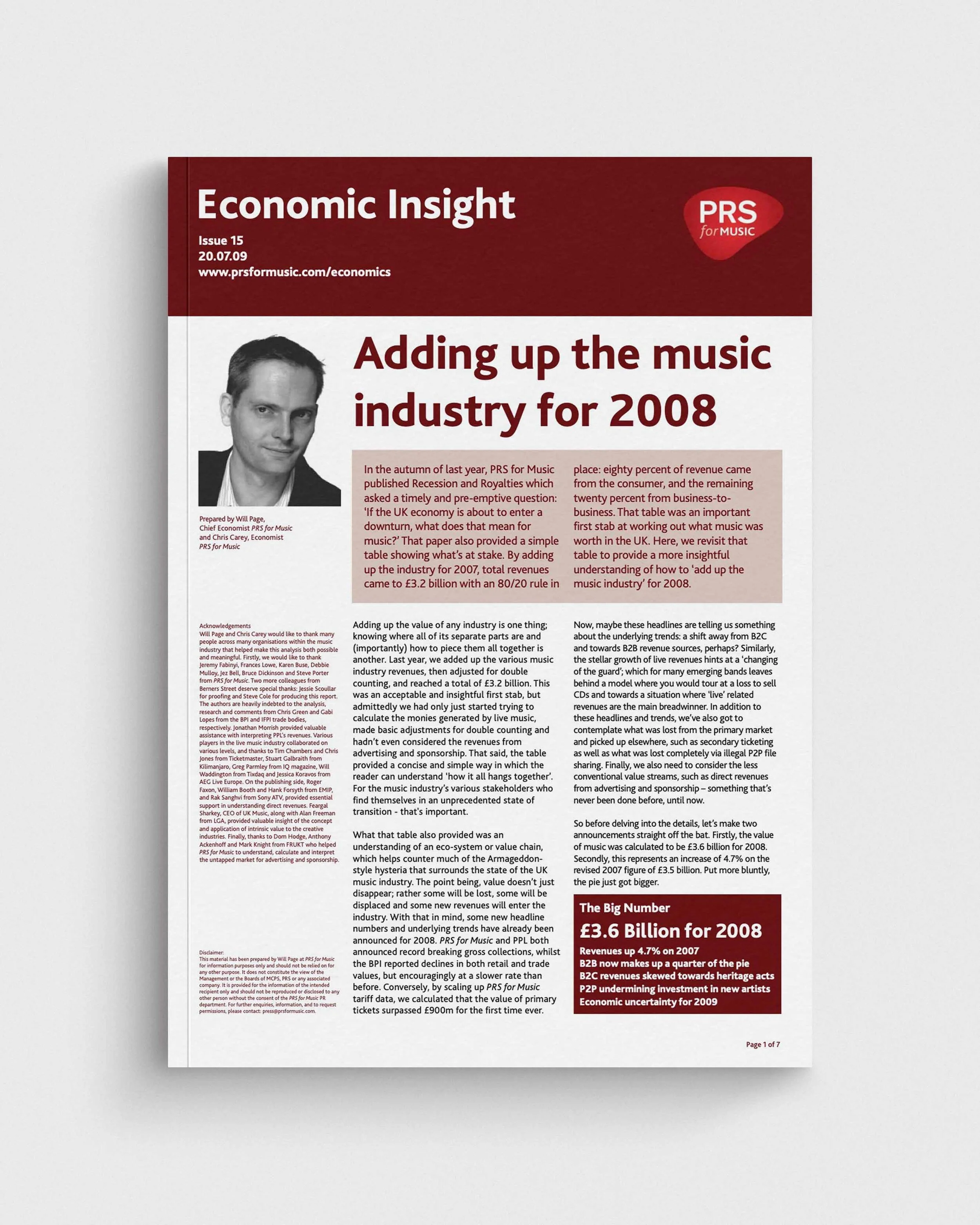 Adding Up The Music Industry for 2008