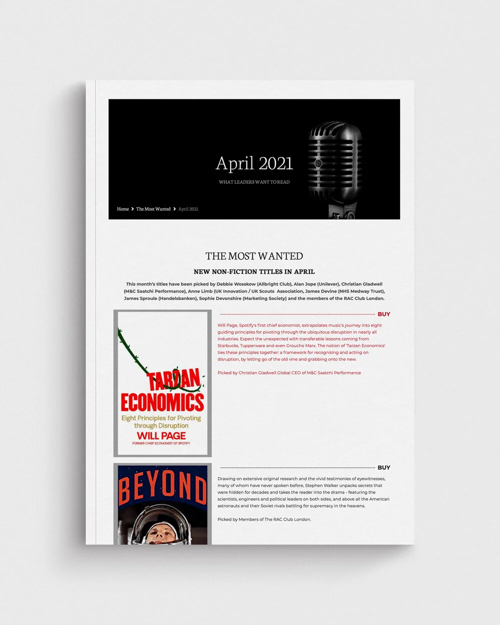 Bookomi: The Most Wanted Non-Fiction Titles in April