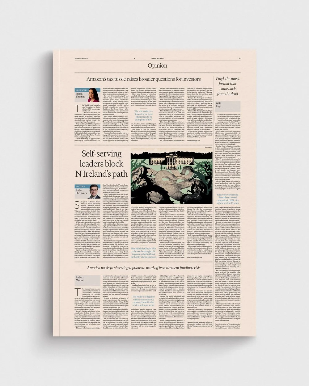 The Financial Times: Vinyl, the music format that came back from the dead