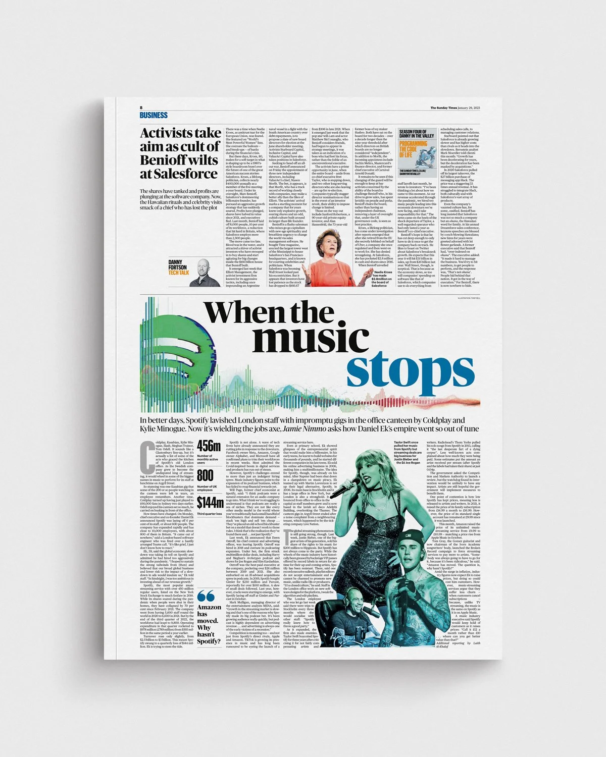 The Sunday Times: Party’s over at Spotify as celebrity podcast deals fall flat