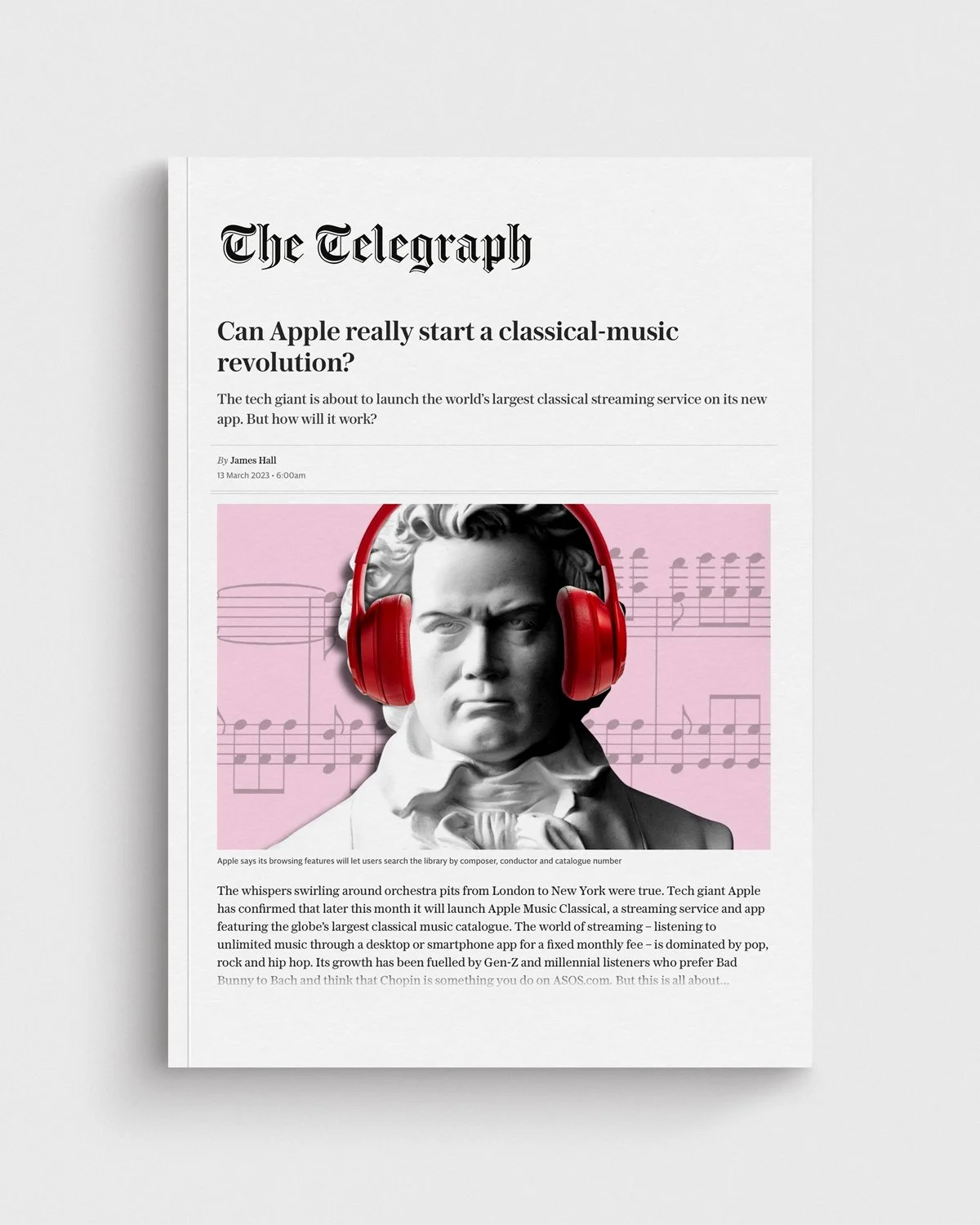 The Telegraph: Can Apple really start a classical-music revolution?