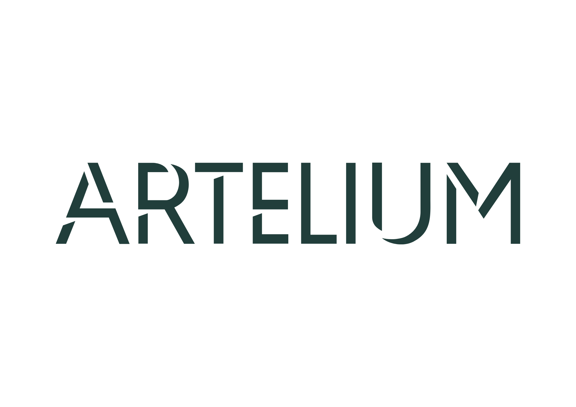 Artelium transparent logo green no strap 