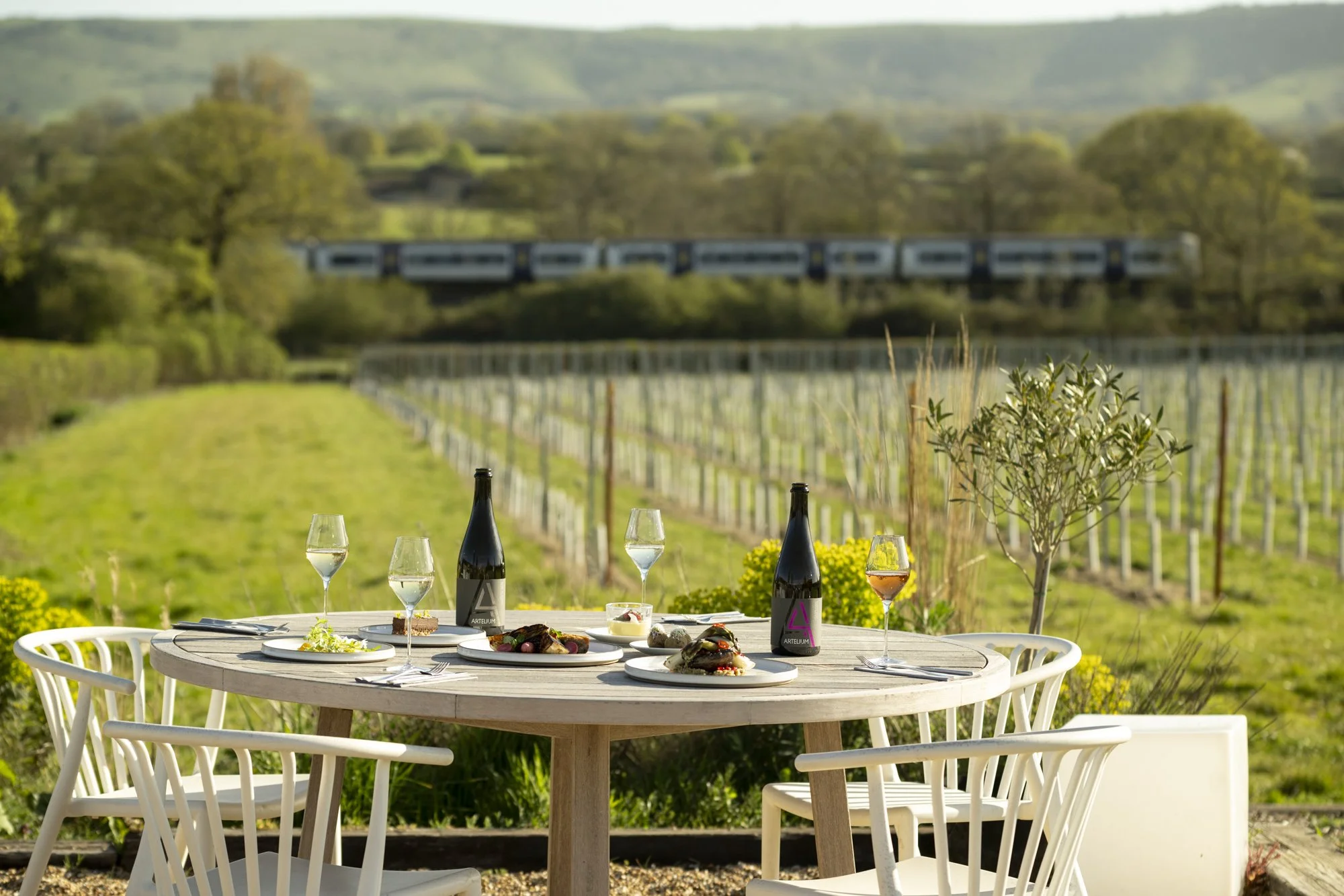 Alfresco dining on the terrace