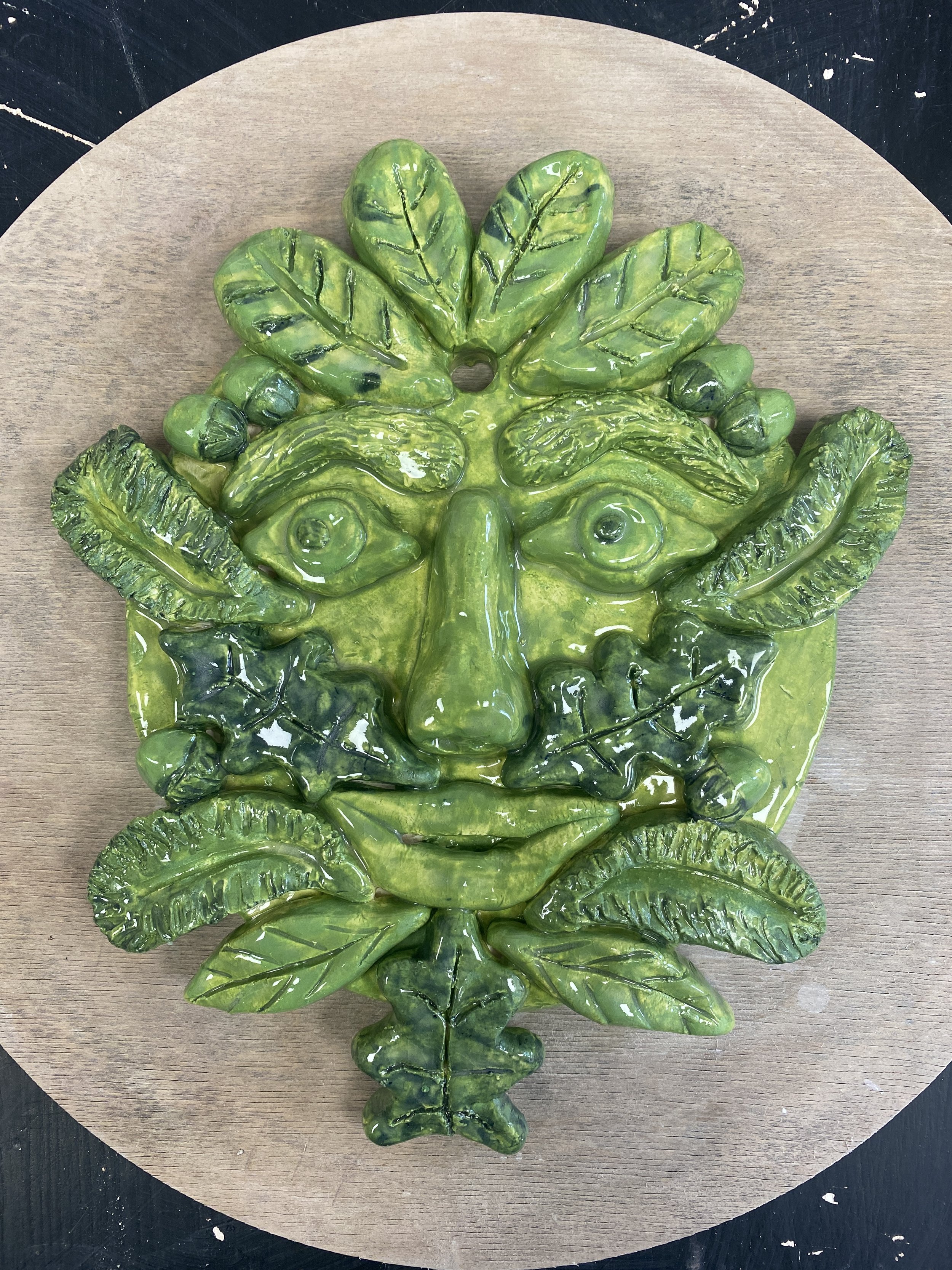 Ceramic Green Man Plaque Workshop - Thursday 27th March