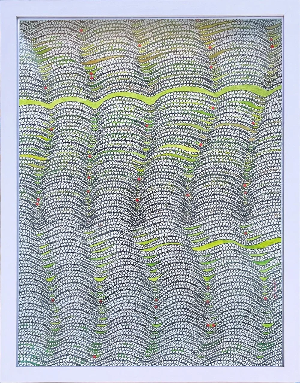 Judith Alder,  Not Like Fibonacci: Green Wave