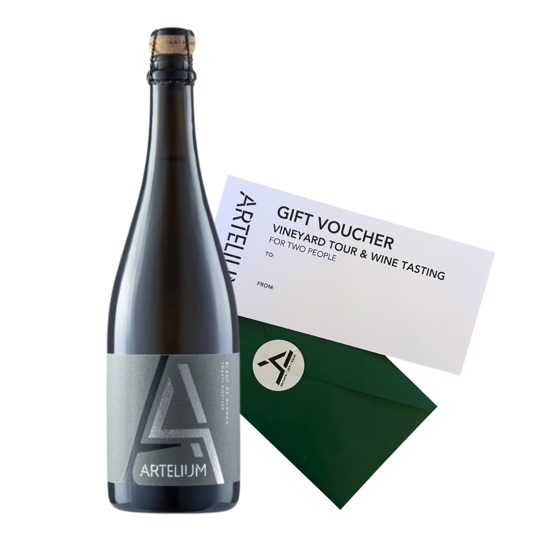 The Artelium Experience: Award-Winning Blanc de Blancs 2018 and Vineyard Tour and Tasting