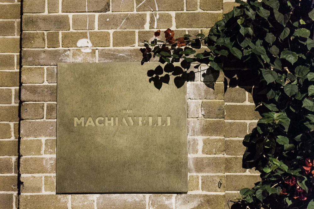 bar machiavelli bar m restaurant wedding in sydney
