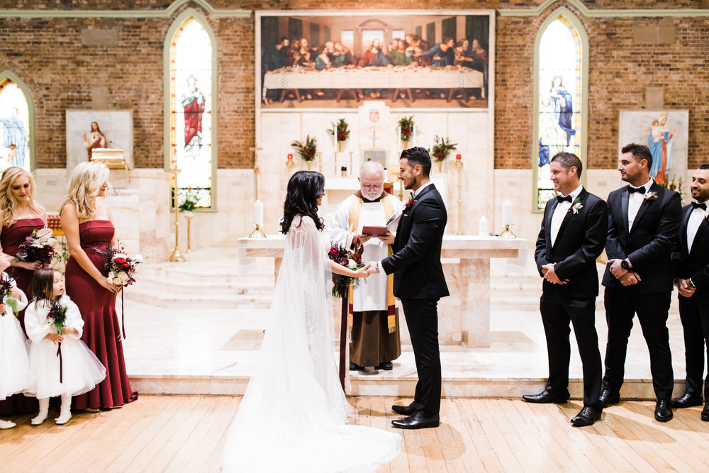 st fiacres wedding ceremony leichhardt by captured frames